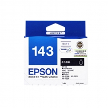 愛普生（EPSON） T143墨盒T1431/2/3/4 適用900 960FWD 7018 打印機 T1431黑色墨盒 計價單位：個